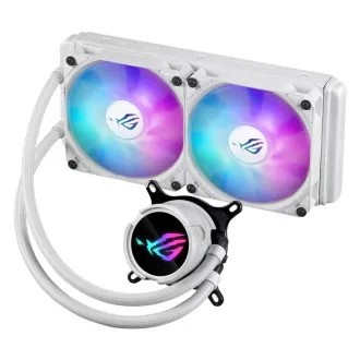 ASUS CPU-Wasserkühler AIO ROG STRIX LC III 240 ARGB WEISS, 2x120mm, LGA1851, AM5