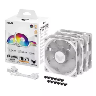 ASUS Lüfter TUF GAMING TR120 ARGB Reverse, 3x120mm, weiß ASUS Lüfter TUF GAMING TR120 ARGB Reverse, 3x120mm, weiß