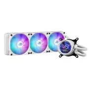 ASUS CPU-Wasserkühler AIO ROG STRIX LC III 360 ARGB LCD WHITE, 3x120mm, LCD Display, LGA1851, AM5, weiß