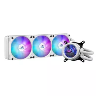 ASUS CPU-Wasserkühler AIO ROG STRIX LC III 360 ARGB LCD WHITE, 3x120mm, LCD Display, LGA1851, AM5, weiß ASUS CPU-Wasserkühler AIO ROG STRIX LC III 360 ARGB LCD WHITE, 3x120mm, LCD Display, LGA1851, AM5, weiß