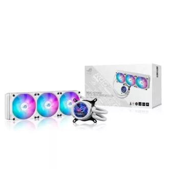 ASUS CPU-Wasserkühler AIO ROG STRIX LC III 360 ARGB LCD WHITE, 3x120mm, LCD Display, LGA1851, AM5, weiß ASUS CPU-Wasserkühler AIO ROG STRIX LC III 360 ARGB LCD WHITE, 3x120mm, LCD Display, LGA1851, AM5, weiß