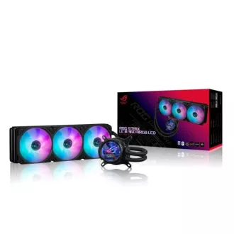 ASUS CPU-Wasserkühler AIO ROG STRIX LC III 360 ARGB LCD, 3x120mm, LCD Display, LGA1851, AM5, schwarz ASUS CPU-Wasserkühler AIO ROG STRIX LC III 360 ARGB LCD, 3x120mm, LCD Display, LGA1851, AM5, schwarz