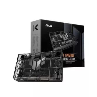 ASUS TUF GAMING ARGB FAN HUB, 6x ARGB Lüfter, 2x SATA, schwarz