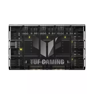 ASUS TUF GAMING ARGB FAN HUB, 6x ARGB Lüfter, 2x SATA, schwarz