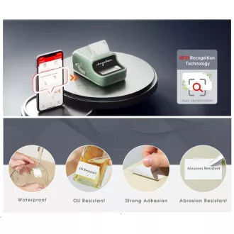 Niimbot Etikettendrucker B21S Smart, grün Etikettenrolle 210 Stk. Niimbot Etikettendrucker B21S Smart, grün Etikettenrolle 210 Stk.