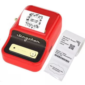 Niimbot Etikettendrucker B21S Smart, rot   Etikettenrolle 210 Stk.
