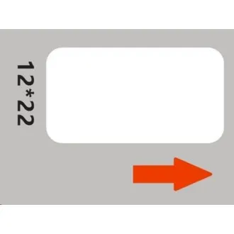 Niimbot Etiketten RP 12x22mm 260 Stück Weiß für D11 und D110 Niimbot Etiketten RP 12x22mm 260 Stück Weiß für D11 und D110