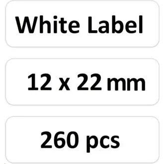 Niimbot Etiketten RP 12x22mm 260 Stück Weiß für D11 und D110 Niimbot Etiketten RP 12x22mm 260 Stück Weiß für D11 und D110