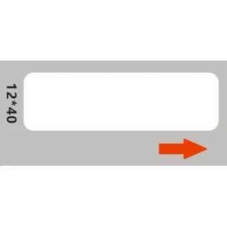 Niimbot Etiketten RP 12x40mm 160 Stück Weiß für D11 und D110 Niimbot Etiketten RP 12x40mm 160 Stück Weiß für D11 und D110