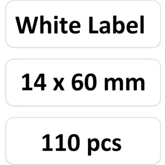 Niimbot Etiketten RP 14x60mm 110 Stück Weiß für D11 und D110