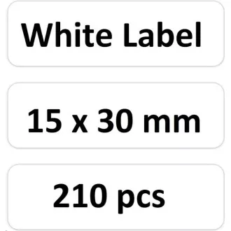Niimbot Etiketten RP 15x30mm 210 Stück Weiß für D11 und D110
