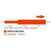 Niimbot Kabelschilder RXL 12, 5x109mm 65Stk. Rot für D11 und D110