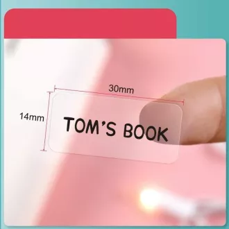 Niimbot Etiketten EP 14x30mm 210 Stück Transparent für D11 und D110 Niimbot Etiketten EP 14x30mm 210 Stück Transparent für D11 und D110