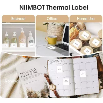 Niimbot Etiketten R 40x30mm 230 Stück Weiß für B21, B21S, B3S, B1