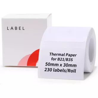 Niimbot Etiketten R 50x30mm 230 Stück Weiß für B21, B21S, B3S, B1 Niimbot Etiketten R 50x30mm 230 Stück Weiß für B21, B21S, B3S, B1