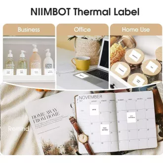 Niimbot Etiketten R 50x50mm 150 Stück Weiß für B21, B21S, B3S, B1 Niimbot Etiketten R 50x50mm 150 Stück Weiß für B21, B21S, B3S, B1