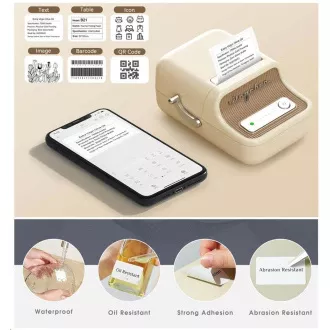 Niimbot Etikettendrucker B21S Smart, weiß Etikettenrolle 210 Stück Niimbot Etikettendrucker B21S Smart, weiß Etikettenrolle 210 Stück