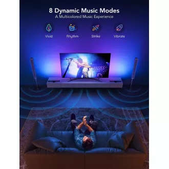 Govee SMART LED RGBIC Panel 38cm für TV 43-75" - 2 Stück Govee SMART LED RGBIC Panel 38cm für TV 43-75" - 2 Stück