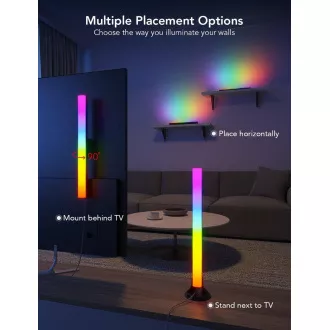 Govee SMART LED RGBIC Panel 38cm für TV 43-75" - 2 Stück Govee SMART LED RGBIC Panel 38cm für TV 43-75" - 2 Stück