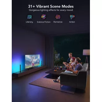 Govee SMART LED RGBIC Panel 38cm für TV 43-75" - 2 Stück Govee SMART LED RGBIC Panel 38cm für TV 43-75" - 2 Stück