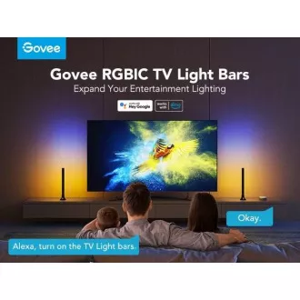 Govee SMART LED RGBIC Panel 38cm für TV 43-75" - 2 Stück Govee SMART LED RGBIC Panel 38cm für TV 43-75" - 2 Stück