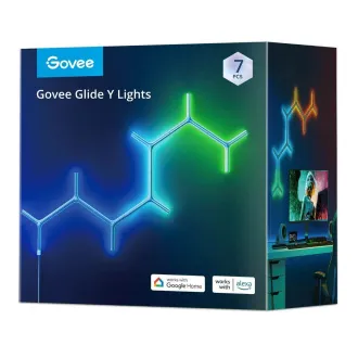 Govee LED RGBIC Y Form Licht Panel - 7pcs Govee LED RGBIC Y Form Licht Panel - 7pcs