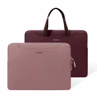 tomtoc Light-A21 Zweifarbige schlanke Laptop-Tasche, 13, 5 Zoll - Himbeere