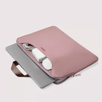 tomtoc Light-A21 Zweifarbige schlanke Laptop-Tasche, 13, 5 Zoll - Himbeere