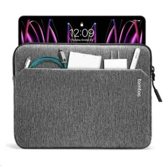 tomtoc Sleeve – 10", 9" iPad / 11" iPad Pro, grau