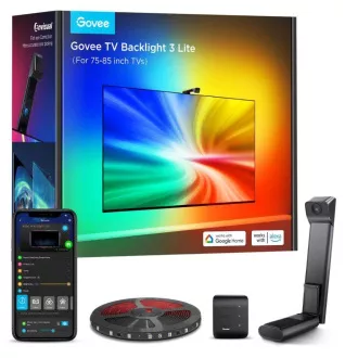 Govee TV Hintergrundbeleuchtung 3 Lite TV 75-85" SMART LED Hintergrundbeleuchtung RGBIC Govee TV Hintergrundbeleuchtung 3 Lite TV 75-85" SMART LED Hintergrundbeleuchtung RGBIC