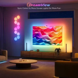 Govee Hintergrundbeleuchtung 3S Netflix TV 55-65 SMART LED Hintergrundbeleuchtung RGBICW Govee Hintergrundbeleuchtung 3S Netflix TV 55-65 SMART LED Hintergrundbeleuchtung RGBICW