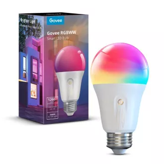 Govee Smart Glühbirne RGBWW 12W-85W 1200lm E27 Lange Lebensdauer, Matter Govee Smart Glühbirne RGBWW 12W-85W 1200lm E27 Lange Lebensdauer, Matter