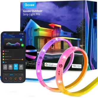 Govee Outdoor Pro SMART RGBICWW LED-Streifen 10m - Außenbereich Govee Outdoor Pro SMART RGBICWW LED-Streifen 10m - Außenbereich