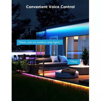 Govee Outdoor Pro SMART RGBICWW LED-Streifen 10m - Außenbereich Govee Outdoor Pro SMART RGBICWW LED-Streifen 10m - Außenbereich