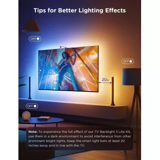 Govee TV 55-65 Hintergrundbeleuchtung 3 Lite Kit SMART LED Hintergrundbeleuchtung Kit Govee TV 55-65 Hintergrundbeleuchtung 3 Lite Kit SMART LED Hintergrundbeleuchtung Kit
