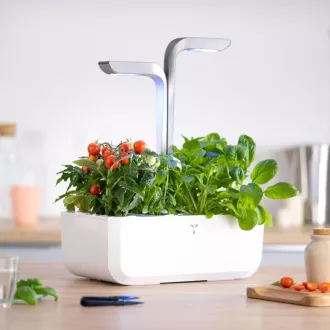 Véritable SMART - Automatisches Pflanzgefäß mit Lichtsteuerung, weiß Véritable SMART - Automatisches Pflanzgefäß mit Lichtsteuerung, weiß