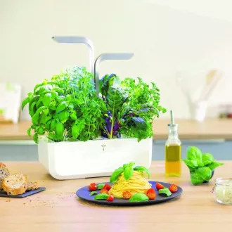 Véritable SMART - Automatisches Pflanzgefäß mit Lichtsteuerung, weiß Véritable SMART - Automatisches Pflanzgefäß mit Lichtsteuerung, weiß