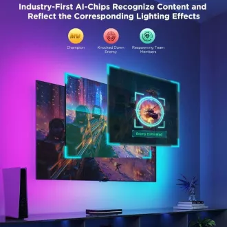 Govee AI Sync Box 2 Smart TV RGBICW Hintergrundbeleuchtung 55-65"