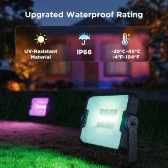 Govee Flutlichter 2 SMART LED-Leuchten für den Außenbereich 4 Stk. Govee Flutlichter 2 SMART LED-Leuchten für den Außenbereich 4 Stk.
