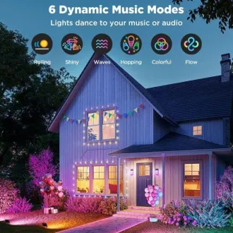 Govee Flutlichter 2 SMART LED-Leuchten für den Außenbereich 4 Stk. Govee Flutlichter 2 SMART LED-Leuchten für den Außenbereich 4 Stk.