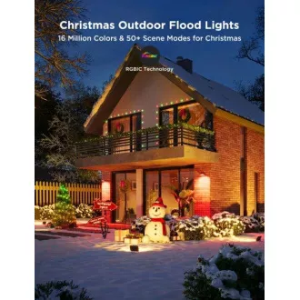 Govee Flutlichter 2 SMART LED-Leuchten für den Außenbereich 4 Stk. Govee Flutlichter 2 SMART LED-Leuchten für den Außenbereich 4 Stk.