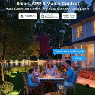 Govee Flutlichter 2 SMART LED-Leuchten für den Außenbereich 4 Stk. Govee Flutlichter 2 SMART LED-Leuchten für den Außenbereich 4 Stk.