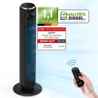 Levoit TempSense F362 DC Vortex Turmventilator - Automatischer Lüfter