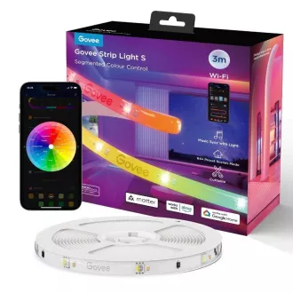 Govee WiFi RGBICW Smart PRO LED-Streifen 3m Matter - besonders langlebig Govee WiFi RGBICW Smart PRO LED-Streifen 3m Matter - besonders langlebig