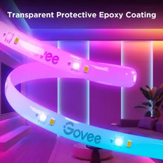 Govee WiFi RGBICW Smart PRO LED-Streifen 3m Matter - besonders langlebig Govee WiFi RGBICW Smart PRO LED-Streifen 3m Matter - besonders langlebig