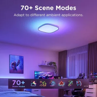 Govee RGBICWW Smart quadratische Deckenleuchte 2400lm 30cm Matter