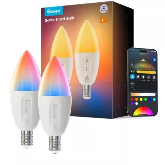 Govee Smart Glühbirne RGBWW 5W-50W 450lm E14 Langlebigkeit 2pcs Matter