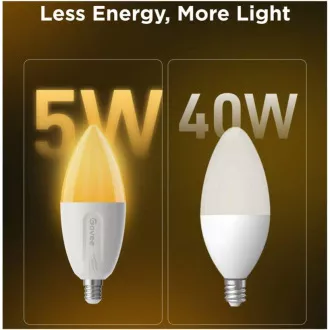 Govee Smart Glühbirne RGBWW 5W-50W 450lm E14 Langlebigkeit 2pcs Matter