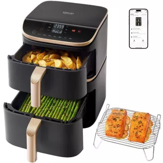 Cosori Turbo Tower Pro Smart Heißluftfritteuse 10, 8l schwarz