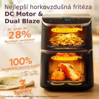Cosori Turbo Tower Pro Smart Heißluftfritteuse 10, 8l schwarz